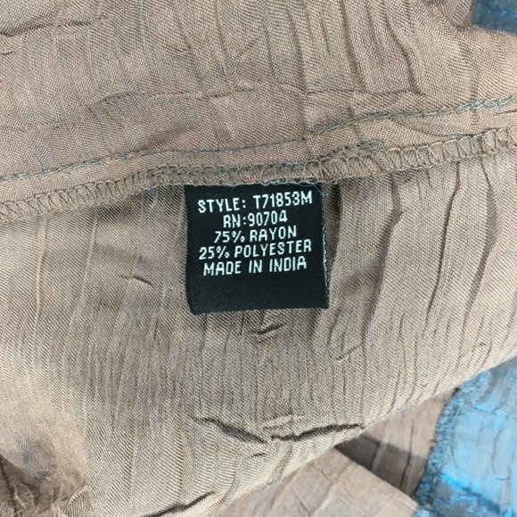 Linear Iridescent Blue Pleated Cropped One Button Jacket Blazer Ladies Small - Picture 4 of 10